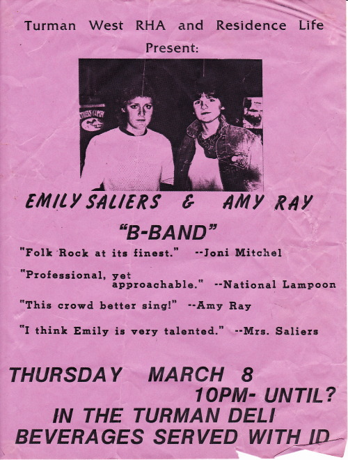 ES.1984 1984 was a pivotal year in the story of Indigo Girls, even though we weren't officially Indigo Girls yet. Both Amy and I transferred to Emory University at that time, but neither had planned it with the other. Looking back, I still find this...
