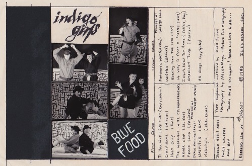 A.R. 1985 1985 was a singular year for Indigo Girls. We settled on a name after using our last names for a couple of years. The story goes that we had an important gig coming up, opening for a big artist at one of Atlanta's best clubs, The Moonshadow...