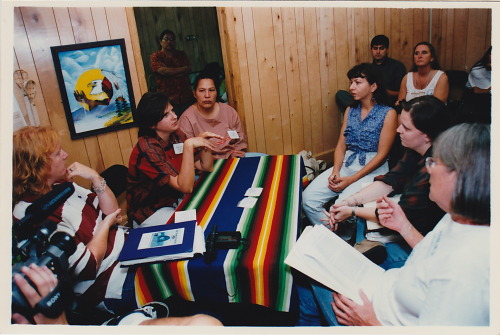 Press conference at Eastern Band of the Cherokee Nation.
Photo by Susan Alzner
