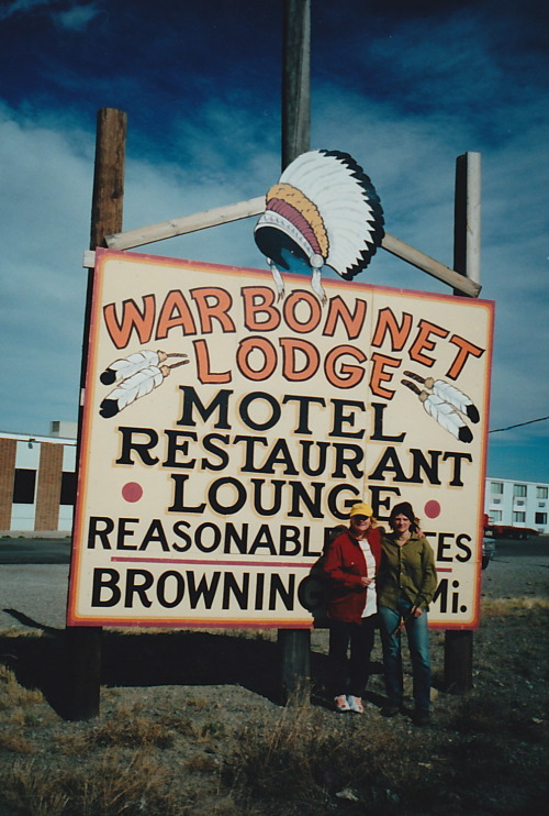 IG's at the Warbonnet Lodge, Browning, MT
Honor the Earth 2000