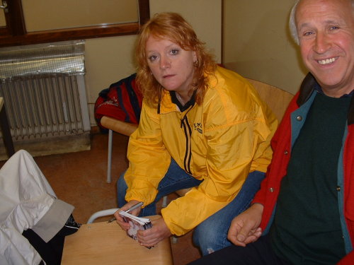 Signing CDs in Holland.2002