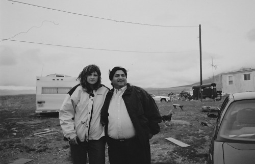 Amy and Sammy Blackbear, Skull Valley Goshute Reservation, Utah 2003 Honor the Earth Tour
