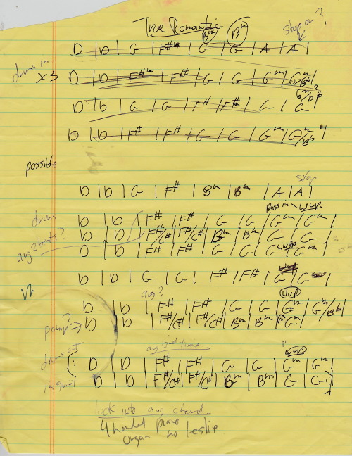 David Boucher (engineer) and Mitchell Froom arrangement notes
Poseidon and the Bitter Bug 2008